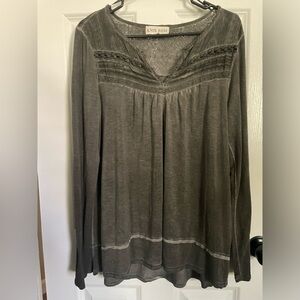 Women’s lace detail top